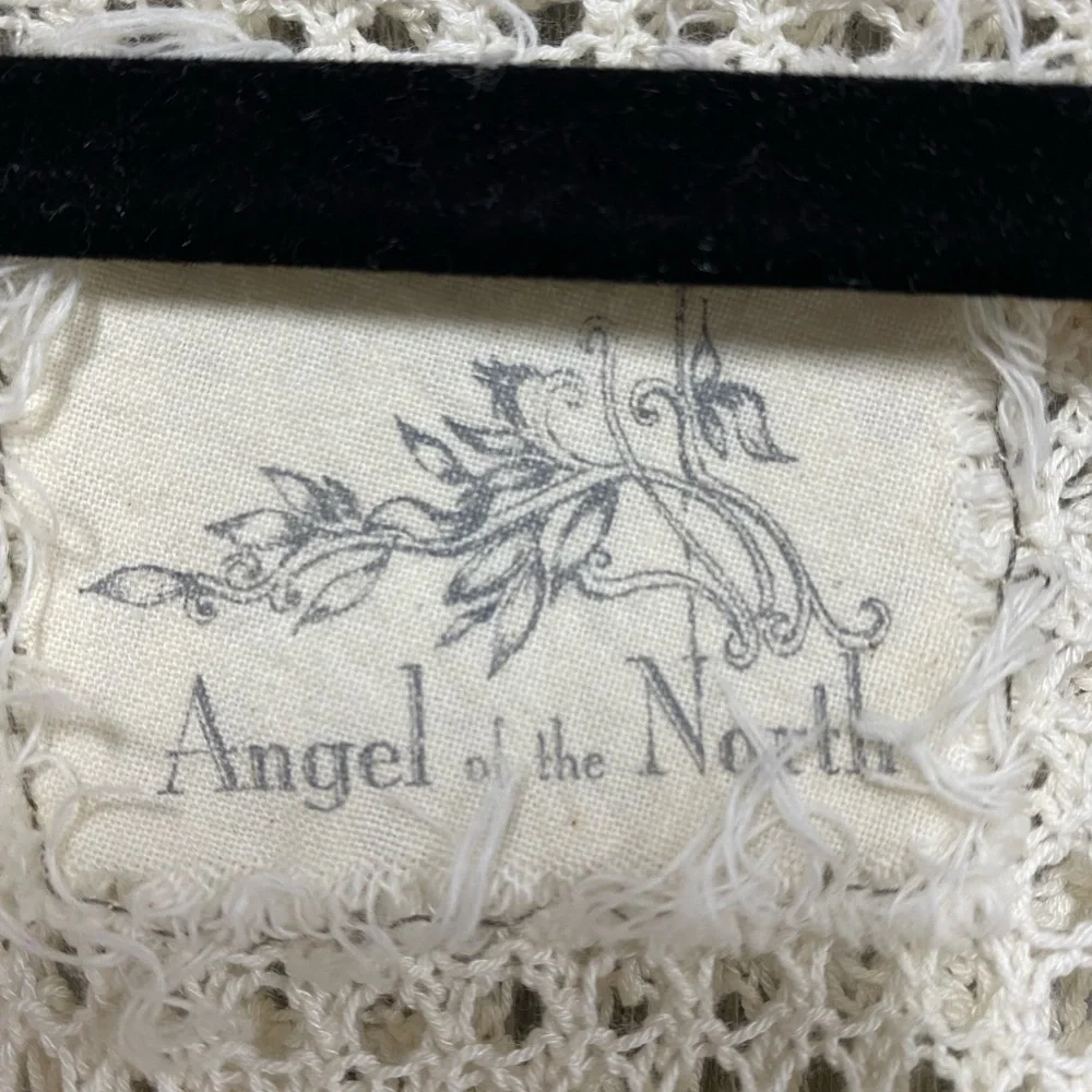 Anthropologie Angel Of The North Crochet Sweater EUC Oversized Size Small - Picture 5 of 7